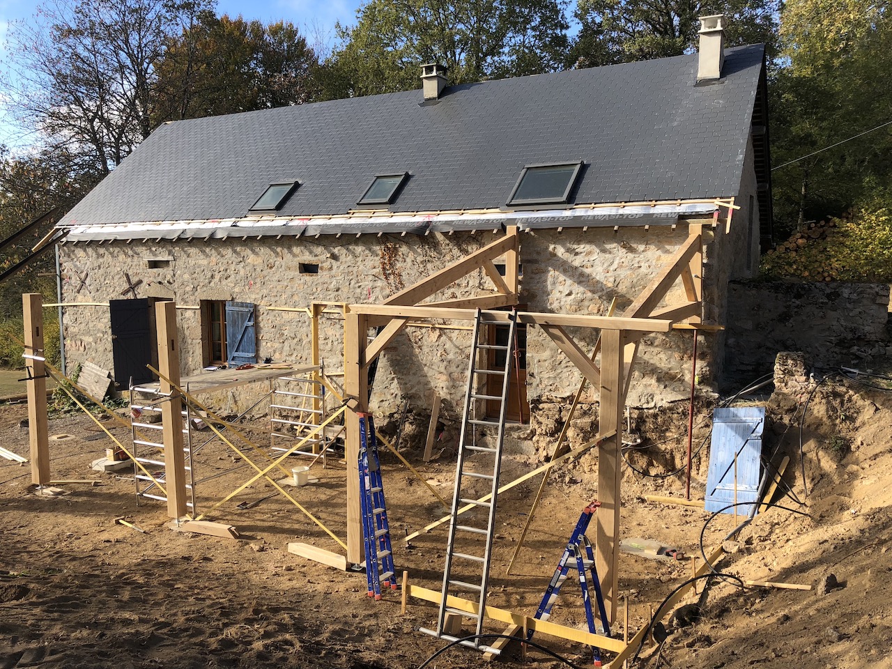 Entreprise Rozendaal, Nederlandse aannemer in de Morvan, aannemer Morvan, aannemer Bourgogne